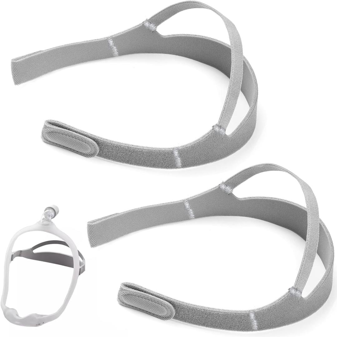 LALASTAR 2-Pack CPAP Headgear for DreamWear Nasal Mask or Dreamwear Gel, Replacement for Respironics Dreamwear Headgear, CPAP Nasal Mask Strap for CPAP Machine (Headband ONLY)
