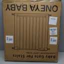 29.92-43.7" Baby Gate for Stairs & Doorways Pressure Mounted Auto Close