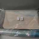 Coastal Beach Bathroom Mat Quick-Drying Non-Slip Rubber Bath Mats Super Absorbent Sand Wave Blue Teal Bath Mat Instant Dry Bathroom Rug forKitchen Sink, Shower Room, Bathtub,(16"x24"+30"x20")