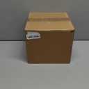 Round Glass Vase, Flower Vases for Bouquet, Ribbed Glass Vases for Flowers, Small Clear Vase for Living Room, Office, Coffee Table, Shelf, Wedding, 6 Inches