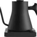 Fellow Stagg EKG Pro Electric Gooseneck Kettle Precise Temperature Control, Quick Heating, Brew Timer, Scheduling, Stainless Steel, Pour-Over Coffee - 0.9L, Matte Black