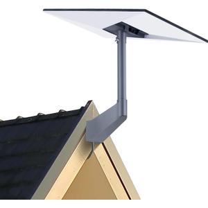 Gen 3 Mount for Starlink, Rustproof & Weatherproof Adjustable Wall/Roof/Pole Mounting Kit, Compatible with Starlink Standard V3 / 4 / 4X Antenna, Grey (Gray)