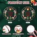 Merry Christmas Christmas Ornaments, 2025 Glass Christmas Ornament, 3 Inch Crystal Round Tree Decoration with Gift Box, Holiday Keepsake Gift for Family & Friends