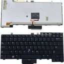 Siakoocty Laptop Replacement US Layout with Pointing with Backlight Keyboard for Dell Latutude E6400 E6410 E6500 E6510 E5410 E5510 E5400 E5500 Precision M2400 M4400 M4500