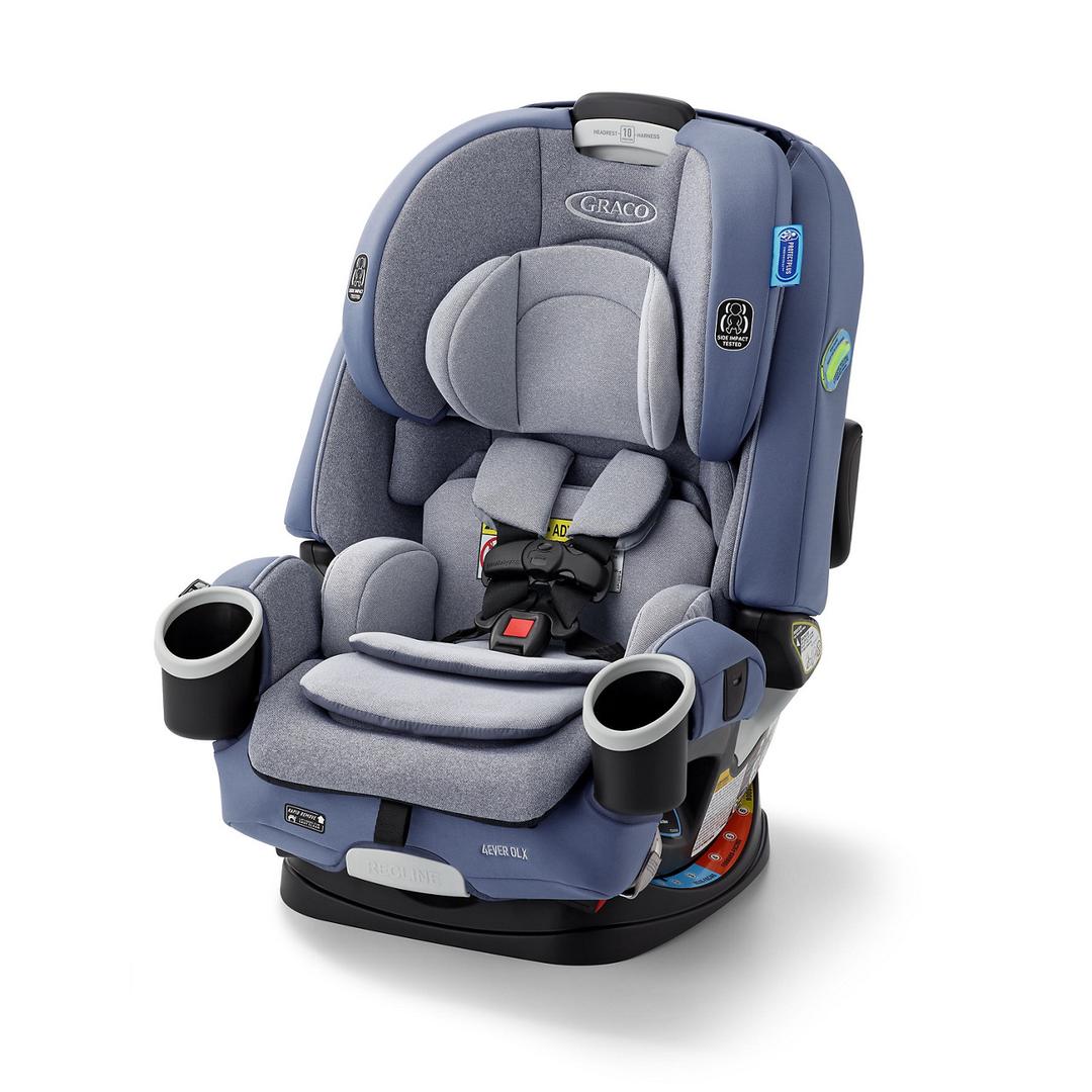 Graco 4Ever DLX 4-in-1 Convertible Car Seat, Charlie
4 Modes of Use: Rear & Forward-Facing Car Seat, Highback & Backless Booster; Simply Safe Adjust Harness, 10 Years of Use