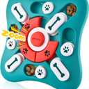 PETSTA Dog Puzzle Toys, Treat Dispensing Dog Enrichment Toys for IQ Training and Brain Stimulation, Interactive Mentally Stimulating Toys as Gifts for Puppies, Cats, Dogs (Green)