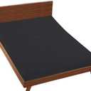 BedDecor 100% Egyptian Cotton 1PC Fitted Sheet, 15 Inche Extra Deep Pocket (QUEEN-60 X 80 - DarkGrey)