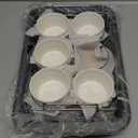 Ramekins Set with 6 Silicone Lids, Mothers Day Gifts Creme Brulee Making Set, Set of 6 Porcelain Ramekins, Oven Safe Covered Bowls & Souffl Ramiken