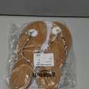 Amazon Essentials Women's Thong Sandal (13 Wide, Black White Snake Print)