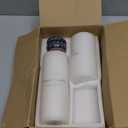 2 Packs Unscented Different Sizes White Pillar Candles, Non-Toxic Dripless Smokeless 3x4, 3x8 Inch Cylinder Candles for Wedding, Home Decor, Dinner Table, Party, Power Outage, Emergency