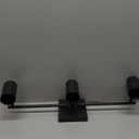 BoostArea Track Lighting Fixtures Ceiling, 3 Way Track Lighting Kit, LED Track Lighting with Rotatable Light Heads, Modern Ceiling Spot Lighting for Kitchen/Bedroom/Living Room, GU10 Bulb Not Included (Black)