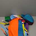 Kids Apron and Chef Hat Set Bulk Childrens Bib with 2 Pockets Adjustable for Boys Girl's Cooking Baking Painting for Age 6-13 Years (8 Colors Mixed)