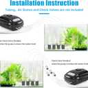 AQUANEAT Aquarium Air Pump 300GPH, for up to 200 Gallon Fish Tank, Powerful Hydroponic Aerator Pump, Adjustable Oxygen Bubbler