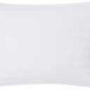 DOWNLITE Down Extra Thin, Flat & Soft Pillow for Stomach Sleepers (Hypoallergenic) (Standard/Queen)