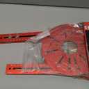 New 4 in 1 Router Milling Groove Bracket, Aluminum Alloy Router Circle Cutting Jig, Multifunctional RouterGuide Cutting Large Circles from 10" to 58", Adjustable Woodworking Tool (Rose Red)