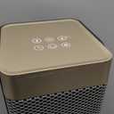 Space Heaters for Indoor Use, 1500W Electric Heater with Thermostat, 70 Oscillation, Remote Control, 3 Modes, 12H Timer, Portable Heater for Bedroom, Office, Home (Gold)