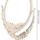 Vintage Style Adjustable Table Mirror Elegant Desk Vanity Makeup Mirror for Bedroom Rotating Mirror with Floral Design for Makeup and Grooming