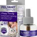 FELIWAY Optimum 30 Day Cat Calming Refill for Pheromone Diffuser, 48ml - Helps Reduce Common Signs of Stress in Cats & Kittens, Enhanced Calming (1 pack)