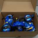 Fun Roll Beginner Roller Skates by Roller Derby, Adjustable Sizing, Skates for Kids, Toddlers, Boys, Girls (Small (7-11), Pizza Shark)