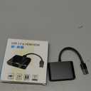 Yosoo Health Gear USB to HD Multimedia Interface Adapter USB 3.0 Splitter Adapter, USB 3.0 USB C to Adapter for Monitors, Monitors Extended Display for PC Laptop Display