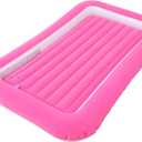 RAPTAVIS Kids Air Mattress Inflatable Toddler Travel Bed with Sides,Pink