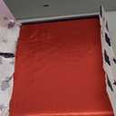 SLEEP SANCTUARY Satin Sheets King Size  4 Piece Luxury Silky Bed Set, Softer Than Silk, 15" Deep Pocket, Cooling & Wrinkle-Free, Moisture-Wicking & Breathable for Hair & Skin (Red)