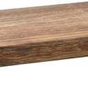 Nuogo Wood Riser Tray Soap, Stand Soap Tray for Kitchen Sink, Wood Pedestal for Kitchen Counter Sink Stand Decorative Rustic Bathroom Dishes Plant Bottles Candles Display(9 x 6 Inch,Brown)