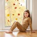 PATPAT Kids Pajama Set,Snug Fit Pjs with Soft Tencel Lyocell Wool Blend, All-Season Comfort, Ages 2-12 Years (3T, Autumn Berries)