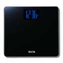 Tanita HD-366 Digital Weight Scale - 440 lbs Capacity - Japan Technology Accurate Digital Weight Scale - Step On Operation, Stylish Design with Reverse Blue Lit LCD Display & 8mm Thick Tempered Glass