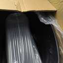 BestOffice | 13 Gallon Trash Can with Lid | Automatic Touchless Garbage Can | Odor Control | Modern Oval Design | Easy to Clean | Plastic | Black | Fits Any Kitchen, Bathroom, Office or Home