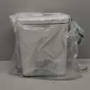 Cesun Bathroom Trash Can with Lid, 2.6 Gallon Small Bathroom Garbage Can Soft Close, Stainless Steel Waste Basket with Step Pedal for Bedroom, Laundry Room, Living Room, Home Office, Toilet, RV, White