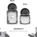 Serenity Silk All-in-One Mineral Chalk Paint for Furniture, Home Decor, Cabinets and DIY Crafts - Built-in Topcoat - (32oz, Twilight) (32 Fl Oz (Pack of 1))