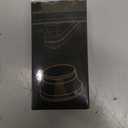 Door Stoppers for Wall, 1.65 x 0.9 Inch Door Knob Wall Protector with Silicone & Aluminum Alloy, Adhesive & Screw Mounting Door Bumper for Home & Office Walls, White