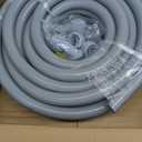 Liquid-Tight Conduit 3/4 50ft, Electrical Conduit w/UL Certification, Flexible Conduit with 5 Straight and 5 90-Degree Conduit Connector Fittings
