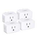 TP-Link Tapo Smart Plug Mini, Matter Compatible, Compatible with Alexa, Google Home & Samsung SmartThings, Energy Monitoring, 15A, UL Certified, 2.4G Wi-Fi Only, Tapo P110M(3-Pack)
