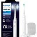 Philips Sonicare 4100 Rechargeable Electric Toothbrush, Advanced Plaque Removal, Pressure Sensor, Includes Brush Head Case, White BD5002AZ