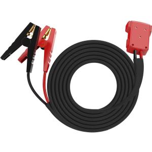 Jumper Cables Works with Milwaukee 18v Batteries, 8 Gauge 6.5 Ft Car Battery Jump Starter, Heavy Duty Automotive Booster Cables for Jump Starting Dead or Weak Battery with Carrying Bag (No Battery)