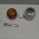 Whiskey Glasses Charred Wooden Bourbon Glass Set of 2, 10oz Handmade with Stones & Tongs  Unique Bourbon Gifts for Men Dad Husband, Ideal for Christmas Birthday Father's Day