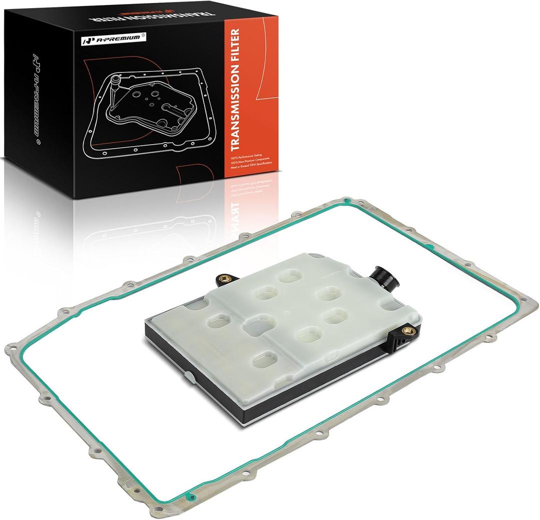 A-Premium Automatic Transmission Fluid Filter with Pan Gasket Compatible with Ford F-150 F150 2017-2020, Mustang Expedition 2018-2021, Bronco 2021, Ranger 2019-2021 & Lincoln Navigator 2018-2021