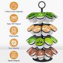 KIMIUP Coffee Pod Holder, K Cup Organizer Compatible with K-Cups(36 Pods), Kitchen Detachable Coffee Pod Organizer for Countertop, Spins 360-Degrees
