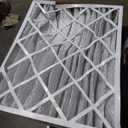 Aerostar 20x25x4 MERV 13 Pleated Air Filter, AC Furnace Air Filter, 6 Pack (Actual Size: 19 1/2"x24 1/2"x3 3/4")