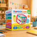 WonderCube – Smart Learning Cube, Math Manipulatives 1st 2nd 3rd 4th Grade, Math Games, Educational Toys for 5+ Year Old, Gift for Boys & Girls Ages 5 6 7 8 9 10