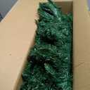 Costway 6ft Pre-lit PVC Artificial Half Christmas Tree 250 LED Lights