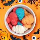 2 x Gummy Skulls Halloween Candy, 1 Pound Bulk Bag, Trick-Or-Treat Party Bag Fillers, Halloween Gummies