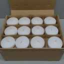 3 inch Floating Candles 48 Pack,10 Hours Burn Clean & Unscented Floating Candle,Floating Candles for Centerpieces,Valentine's Day,Romantic Night,Wedding