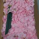 100 Pcs Faux Pink Hydrangea Artificial Flowers Bulk, Fake Silk Hydrangea Flowers Heads with Stems for Wedding Decorations Garden Party Baby Shower Porch Home Decor Table Centerpieces