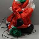 Danxilu 14FT Large Christmas Inflatables Santa Claus Outdoor Decorations Built-in LED Lights, Christmas Inflatable Blow Up Santa Holding Garland for Yard Patio Garden Lawn Holiday Party Xmas Decor