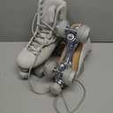 Roller Skates for Women or Men with Height Adjustable Rubber Stoppers Retro Suede Quad Roller Skates for Outdoor and Indoor 7