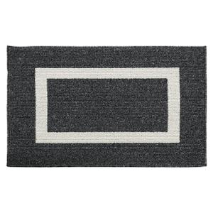 Rug, Black 19x31 In