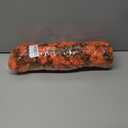 Fake Mums Artificial Fall Hanging Flowers for Outdoors Decoration, 2 PCS Fake Silk Morning Glory with Brown Eucalyptus UV Resistant Plants for Wall Home Porch Patio Balcony Yard Decor (Orange)